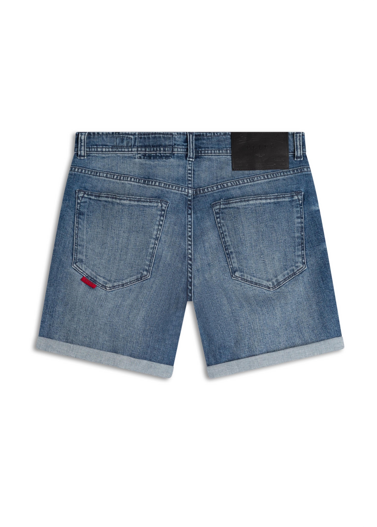 Bermuda Dark Sea Elastic Classic Preppy Lav.Medio Com Grampos