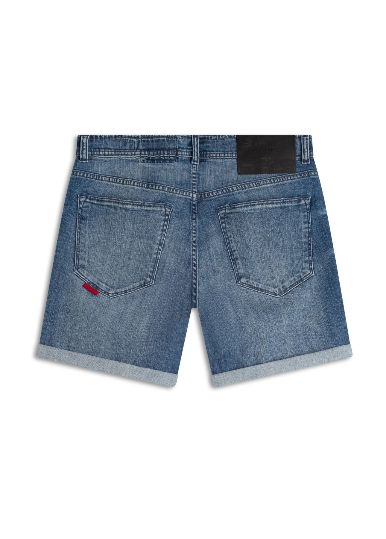 Bermuda Dark Sea Elastic Classic Preppy Lav.Medio Com Grampos