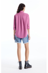 Bermuda Dark Sea Elastic Classic Preppy Lav.Medio Com Grampos