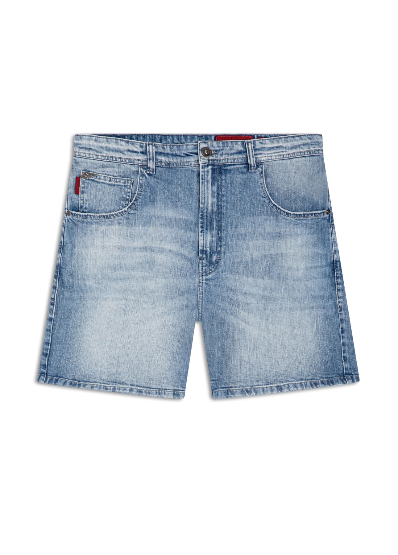 Bermuda Dark Sea Loose Lav. Claro C/ Rebolo