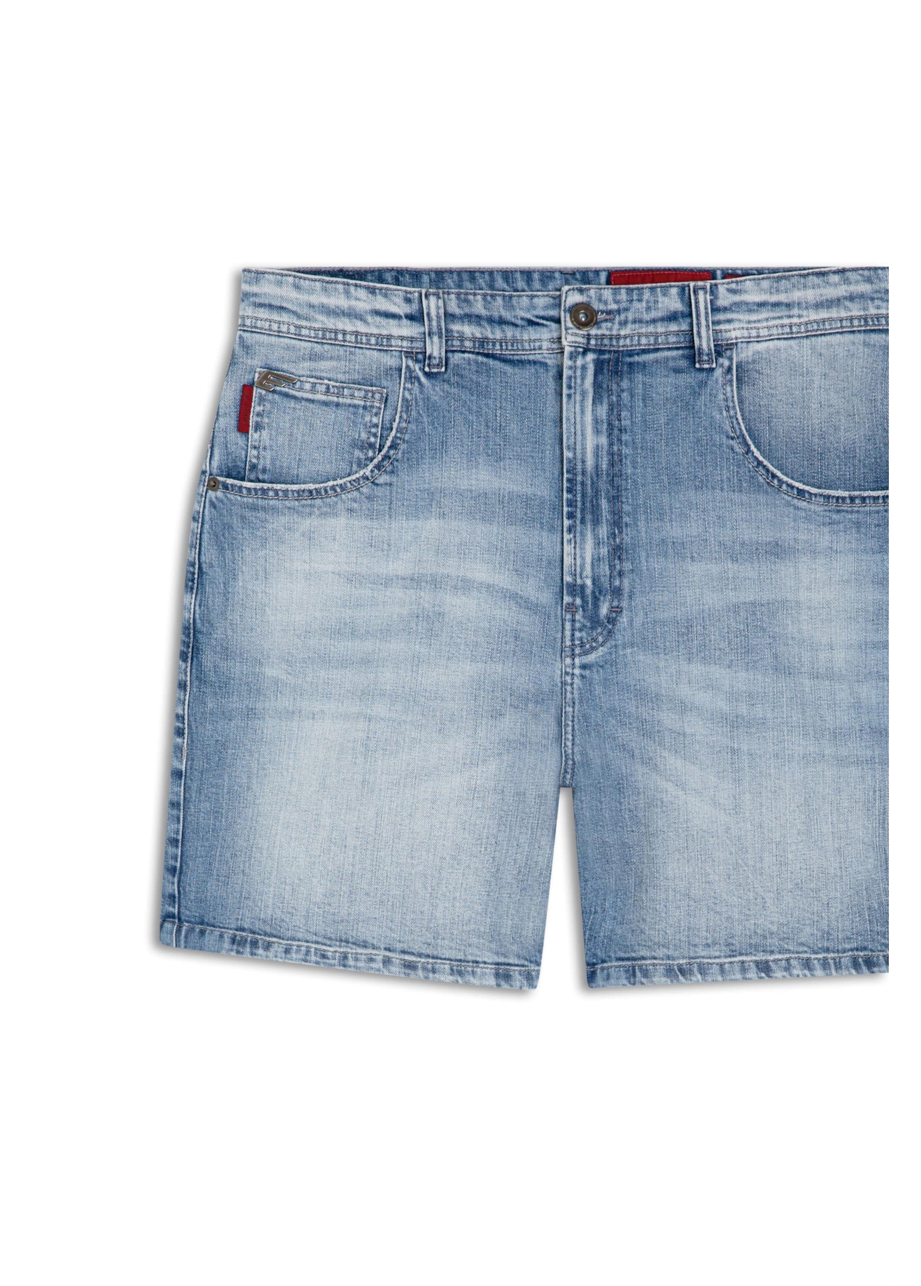 Bermuda Dark Sea Loose Lav. Claro C/ Rebolo