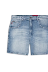 Bermuda Dark Sea Loose Lav. Claro C/ Rebolo