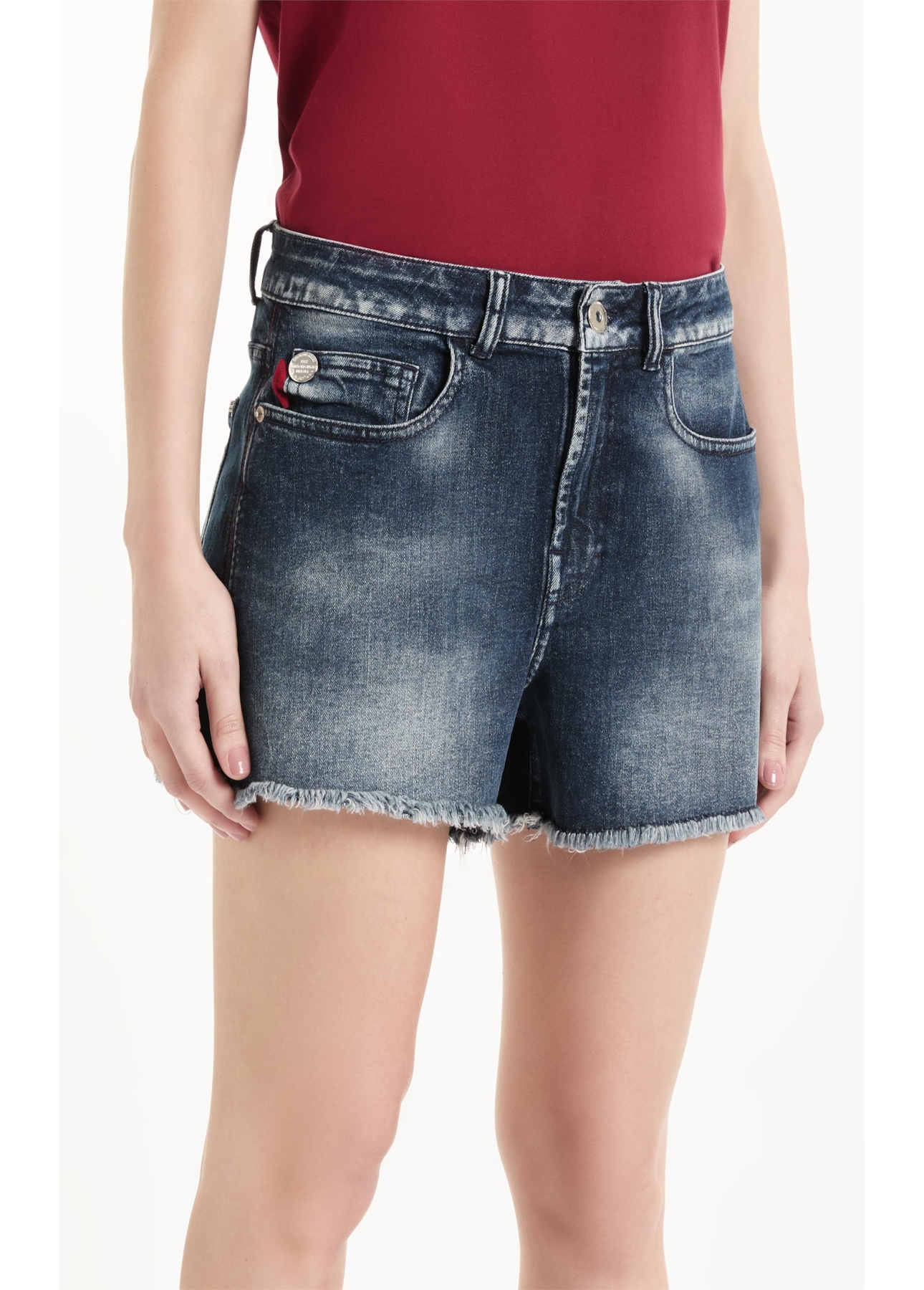 Bermuda Denim Forest Elastic Lav. Escuro