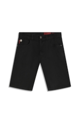 Bermuda First Black Long 5 Pockets Lav. 35- Amaciado
