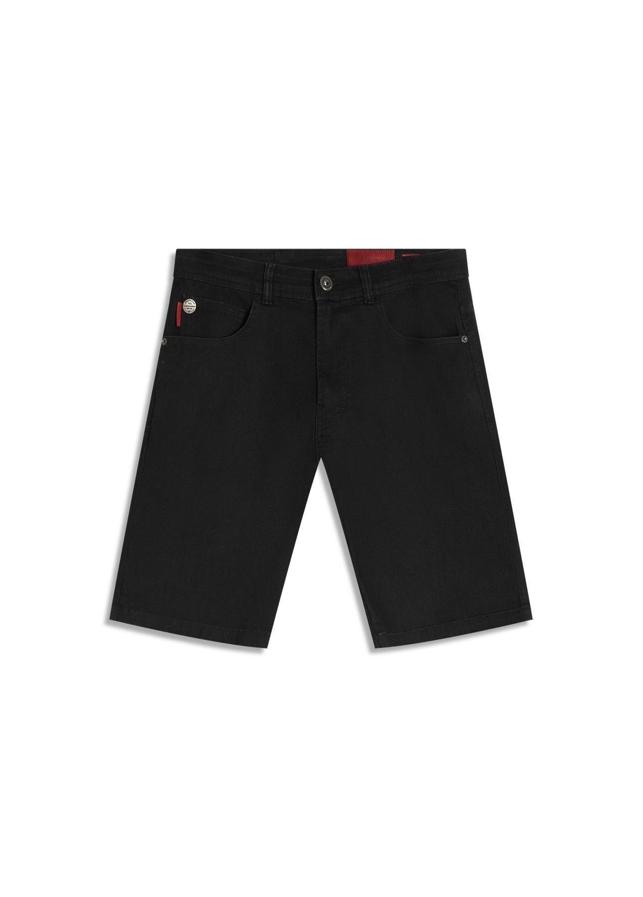 Bermuda First Black Long 5 Pockets Lav. 35- Amaciado