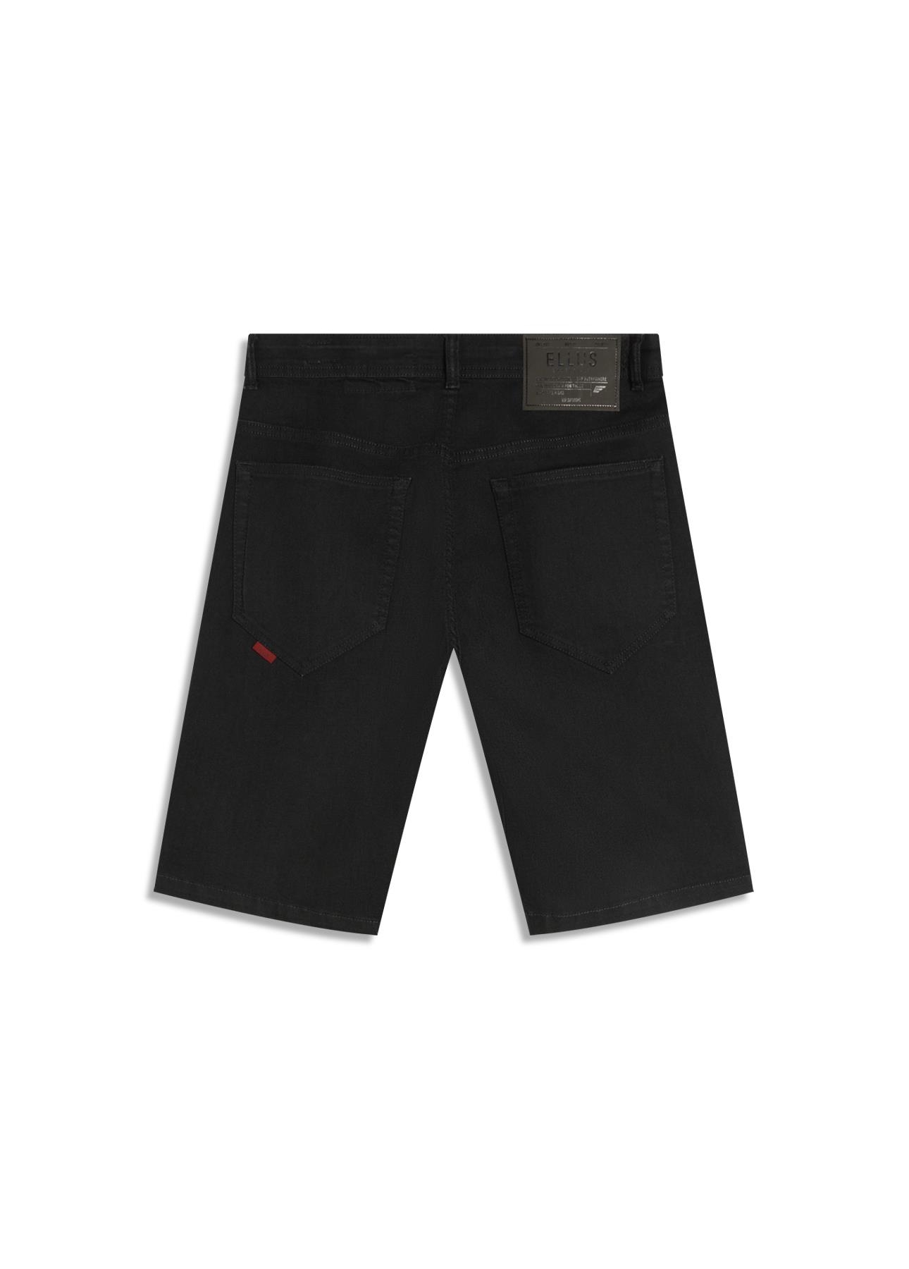 Bermuda First Black Long 5 Pockets Lav. 35- Amaciado