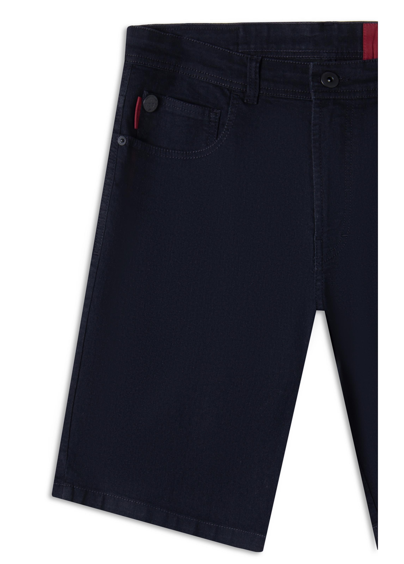 Bermuda First Black Long 5 Pockets Lav. Amaciado 35