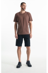 Bermuda First Black Long 5 Pockets Lav. Amaciado 35