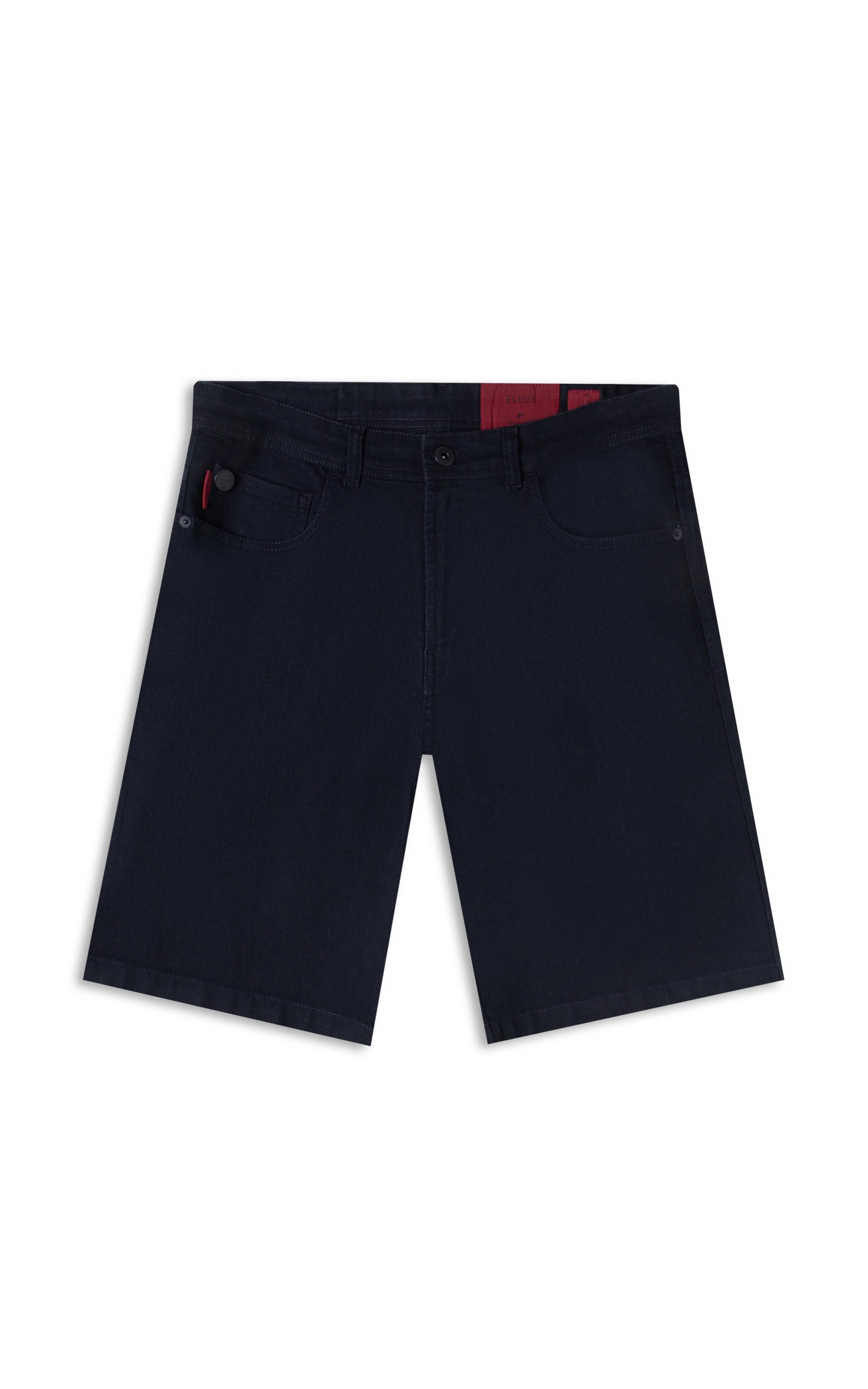 Bermuda First Black Long 5 Pockets Lav. Amaciado 35