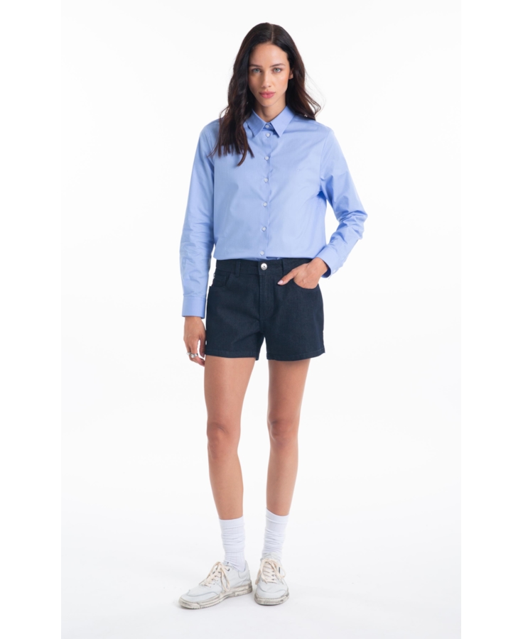 Bermuda First Blue (Kate M) 5 Pockets Amaciado 35 Amaciado