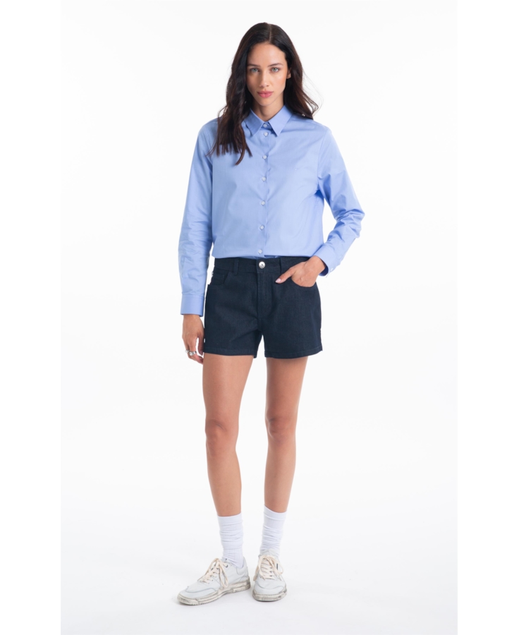 Bermuda First Blue (Kate M) 5 Pockets Amaciado 35 Amaciado