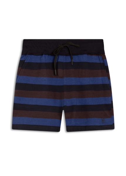 Bermuda Fleece Listrado Game Club Dark Navy