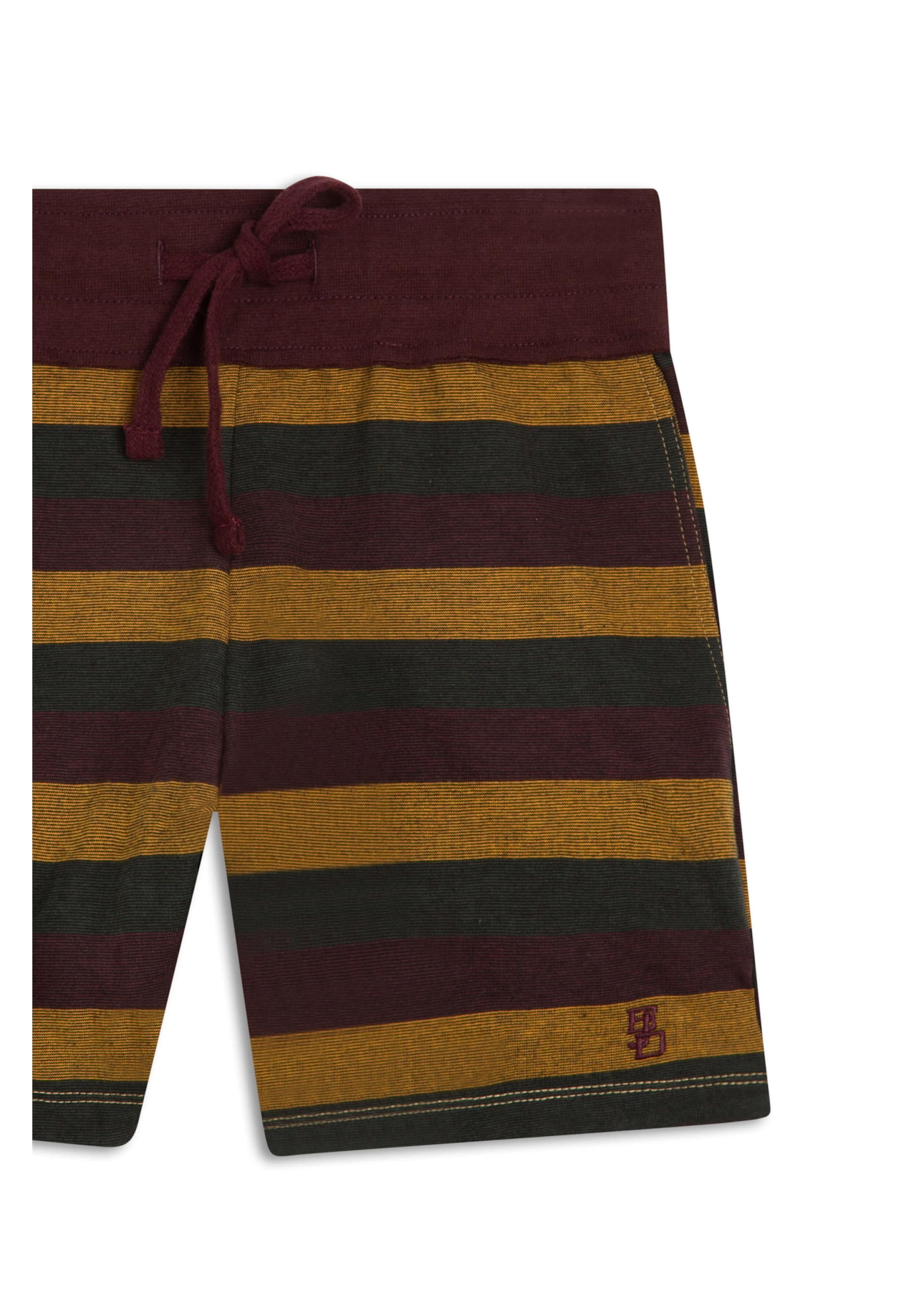 Bermuda Fleece Listrado Game Club Dark Wine
