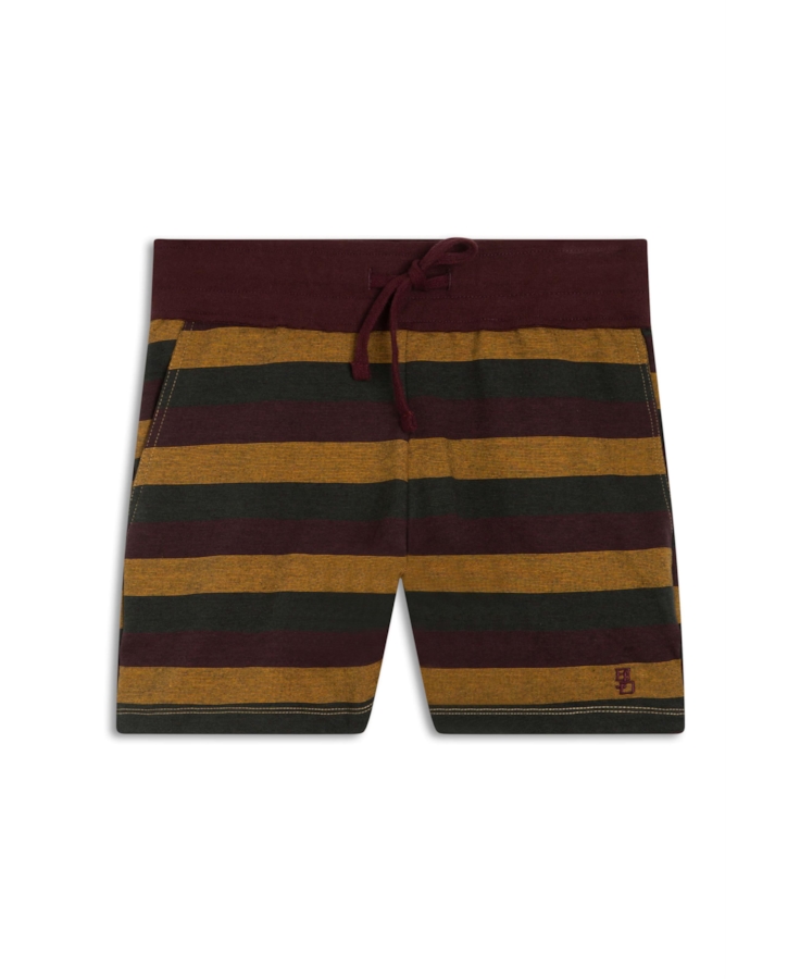 Bermuda Fleece Listrado Game Club Dark Wine