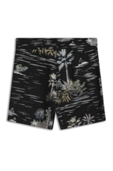 Bermuda Fleece Naxos All Over Shorts Preto