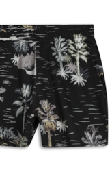 Bermuda Fleece Naxos All Over Shorts Preto