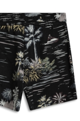 Bermuda Fleece Naxos All Over Shorts Preto