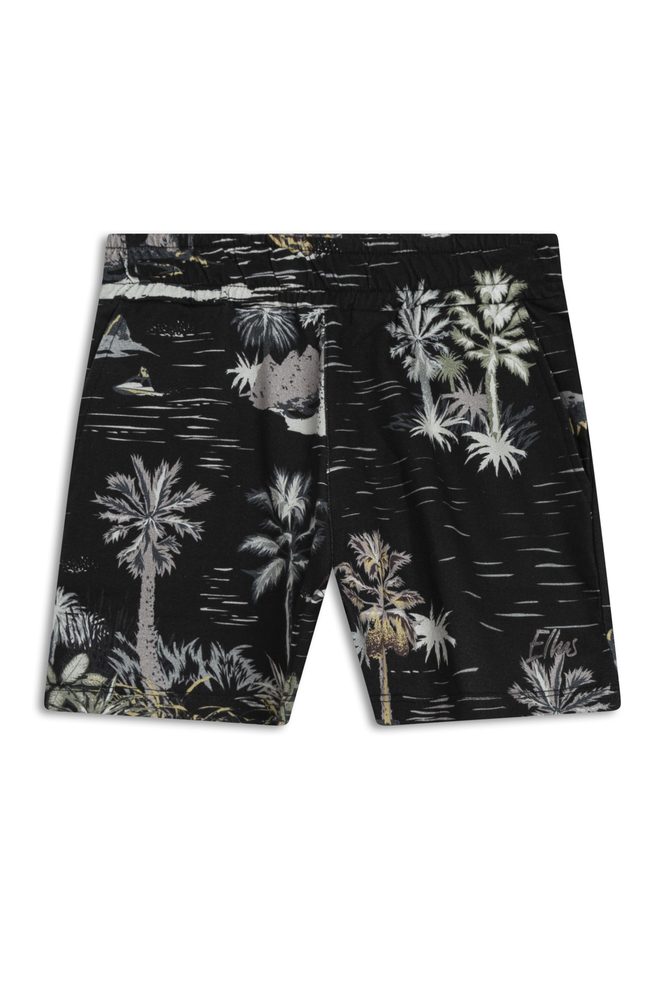 A Scape to Bermuda [洋書] Bermuda Fleece Naxos All Over Shorts Preto