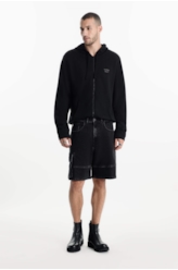 Bermuda Heavy Black Cargo 2001-Lav.Black C/ Luva