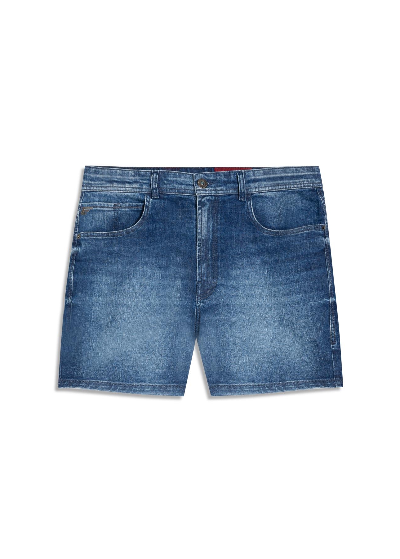 Bermuda Indigo Stretch Hawaii Lav.Escuro C/Used                       