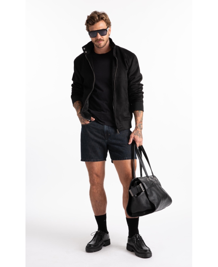 Bermuda Jeans Blue Brown Lav.Black