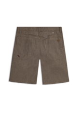 Bermuda Jeans Brow Stretch Wide Martingale Lav.Resinado C/3d