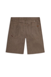 Bermuda Jeans Brow Stretch Wide Martingale Lav.Resinado C/3d