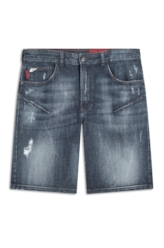 Bermuda Jeans Deep Blue 1804-Lav.Escuro C/ Rede