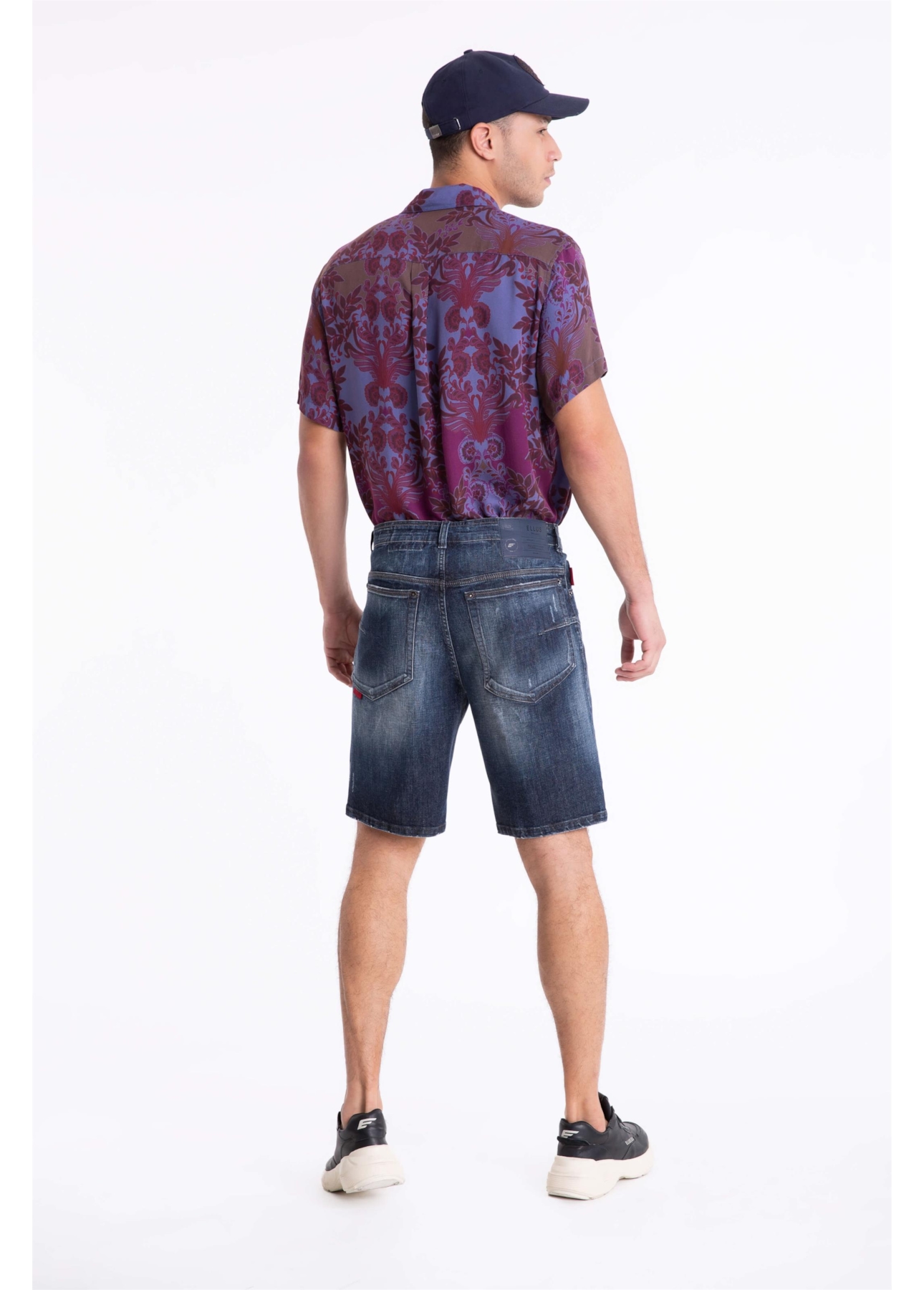 Bermuda Jeans Deep Blue 1804-Lav.Escuro C/ Rede