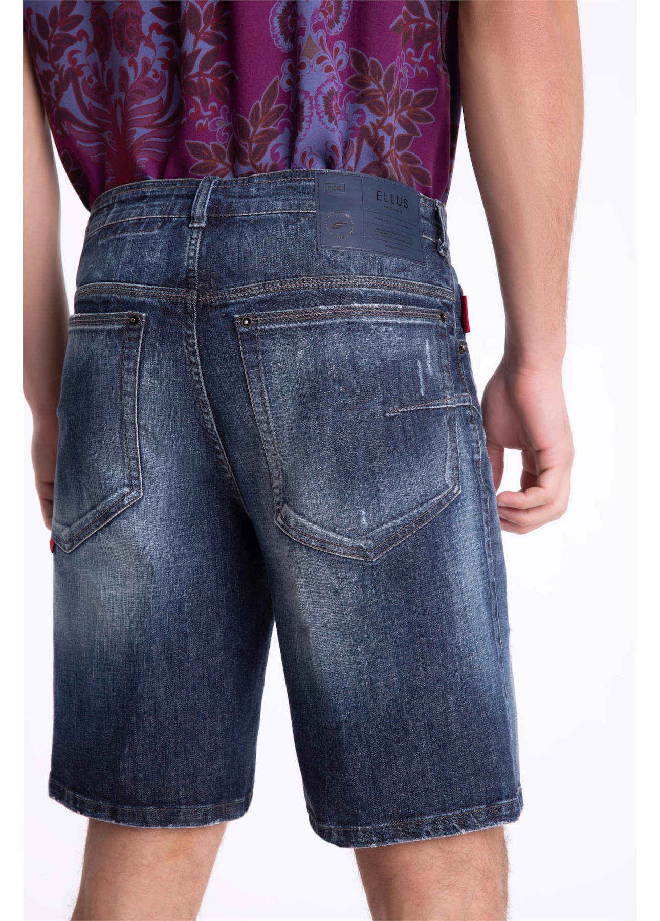 Bermuda Jeans Deep Blue 1804-Lav.Escuro C/ Rede