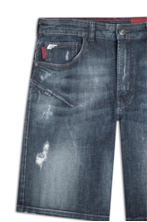 Bermuda Jeans Deep Blue 1804-Lav.Escuro C/ Rede