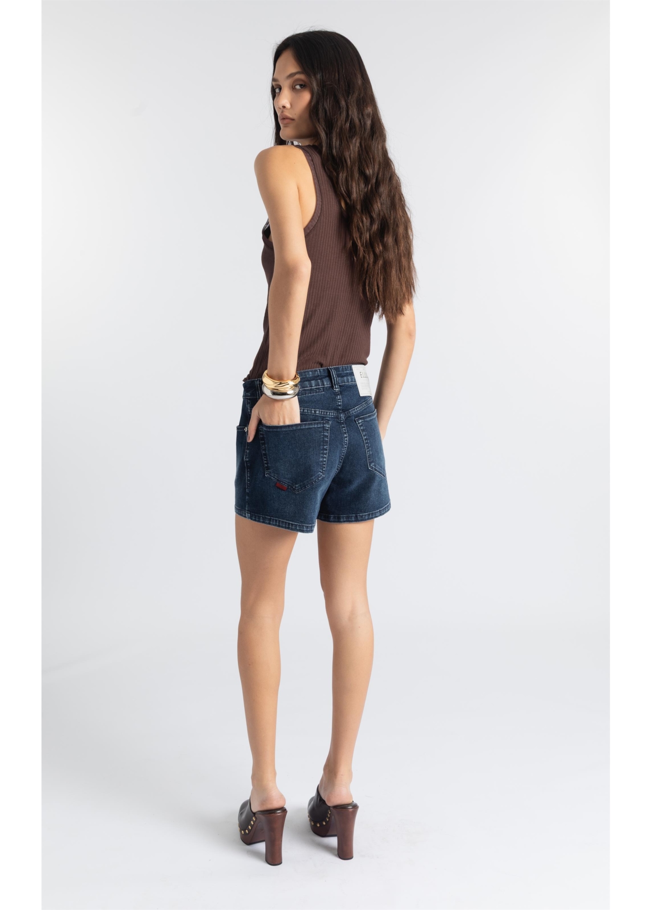 Bermuda Jeans First Blue Kate Lav.Escuro C/ Used