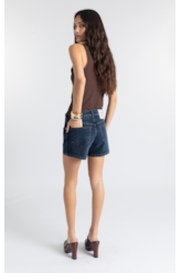 Bermuda Jeans First Blue Kate Lav.Escuro C/ Used
