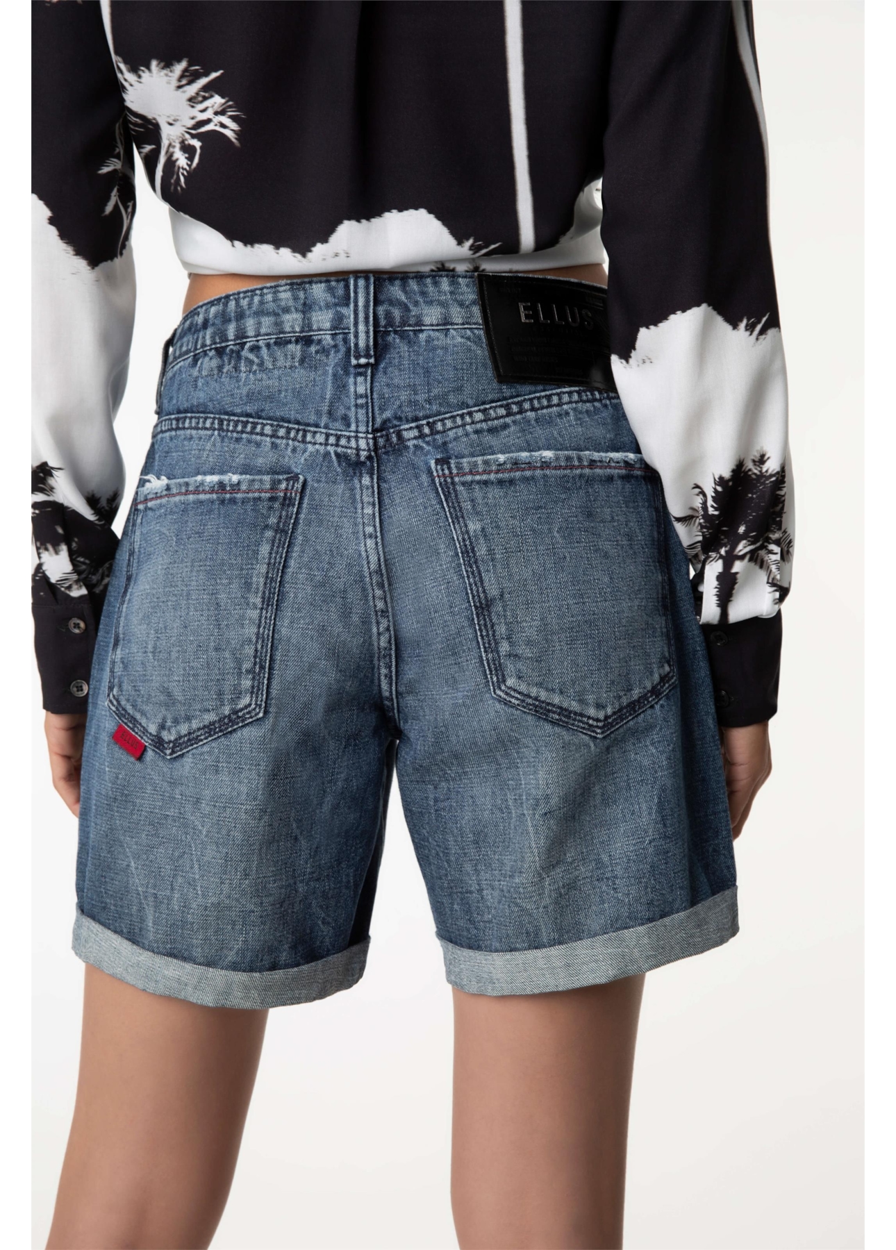 Bermuda Jeans Galaxy Classic Lav.Medio C/ Rede