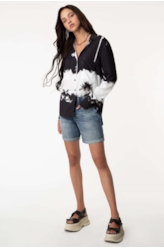 Bermuda Jeans Galaxy Classic Lav.Medio C/ Rede