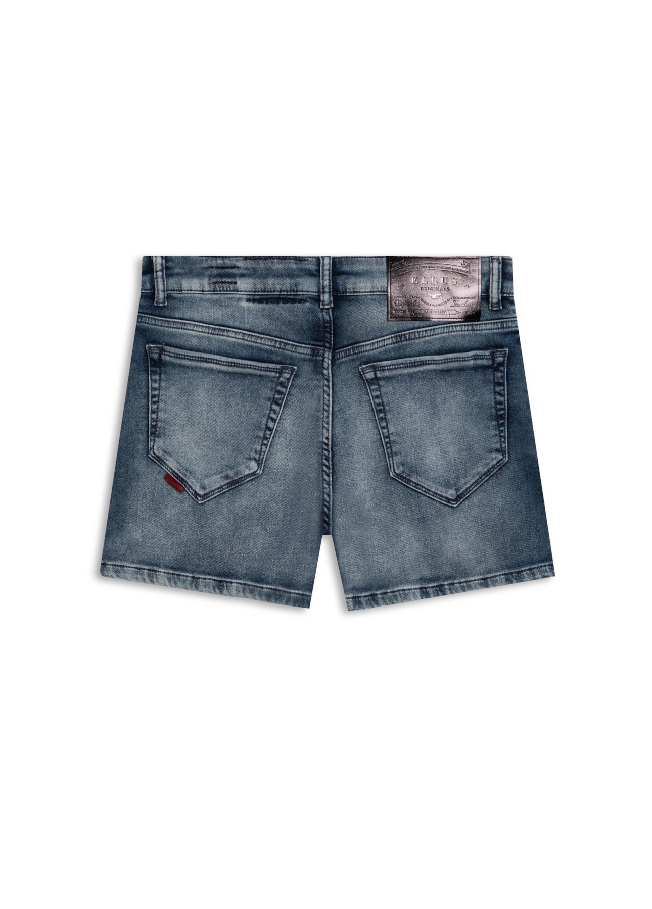 Bermuda Jeans Jogging Indigo Preppy Claro C/ Tie Dye