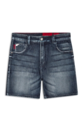 Bermuda Jeans Kyoto Elastic Loose Lav.Escuro C/3d