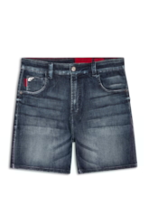 Bermuda Jeans Kyoto Elastic Loose Lav.Escuro C/3d