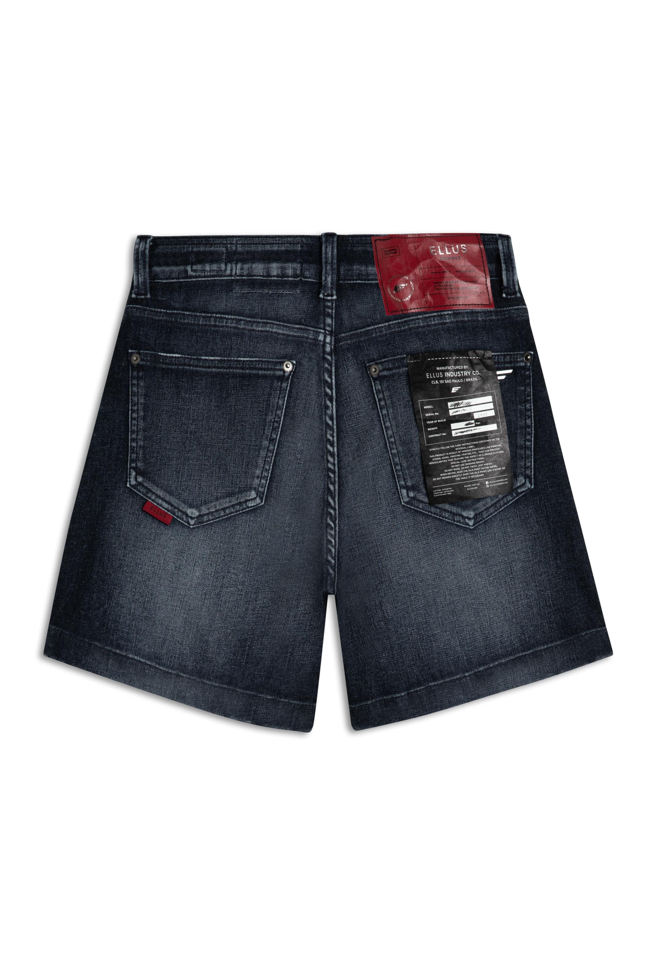 Bermuda Jeans Kyoto Mom 1632-Lav.Escuro C/Luvinha