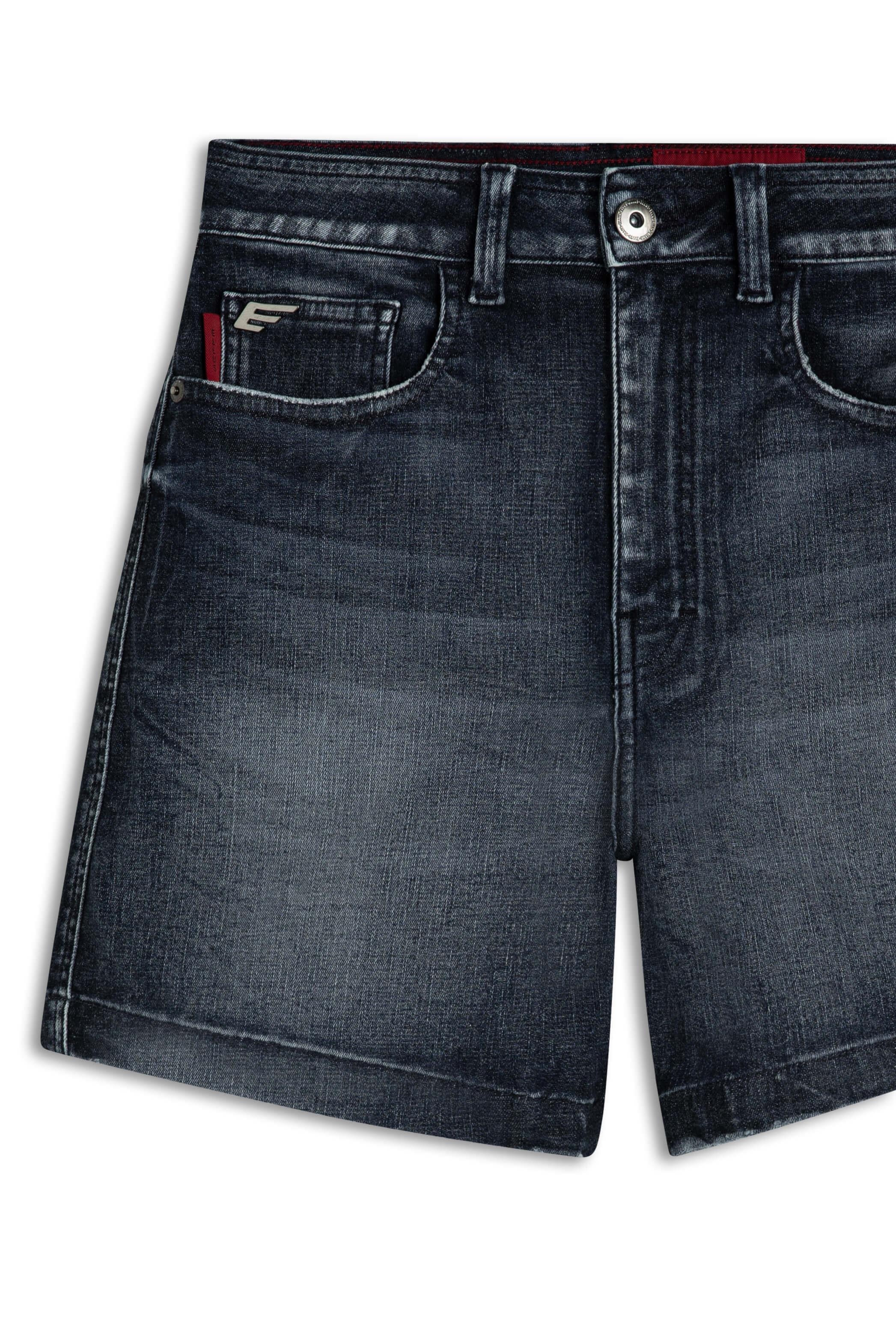 Bermuda Jeans Kyoto Mom 1632-Lav.Escuro C/Luvinha