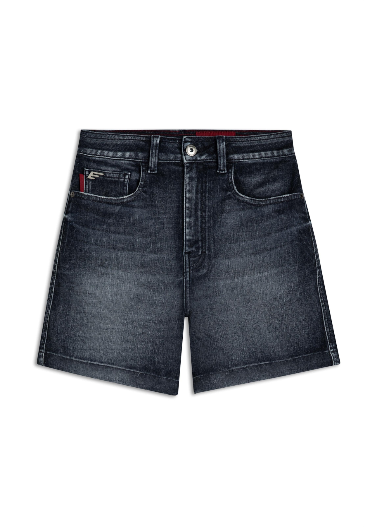 Bermuda Jeans Kyoto Mom 1632-Lav.Escuro C/Luvinha