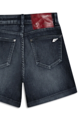 Bermuda Jeans Kyoto Mom 1632-Lav.Escuro C/Luvinha