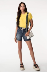 Bermuda Jeans Kyoto Mom 1632-Lav.Escuro C/Luvinha