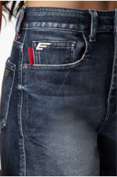 Bermuda Jeans Kyoto Mom 1632-Lav.Escuro C/Luvinha