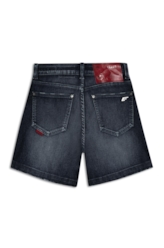 Bermuda Jeans Kyoto Mom 1632-Lav.Escuro C/Luvinha