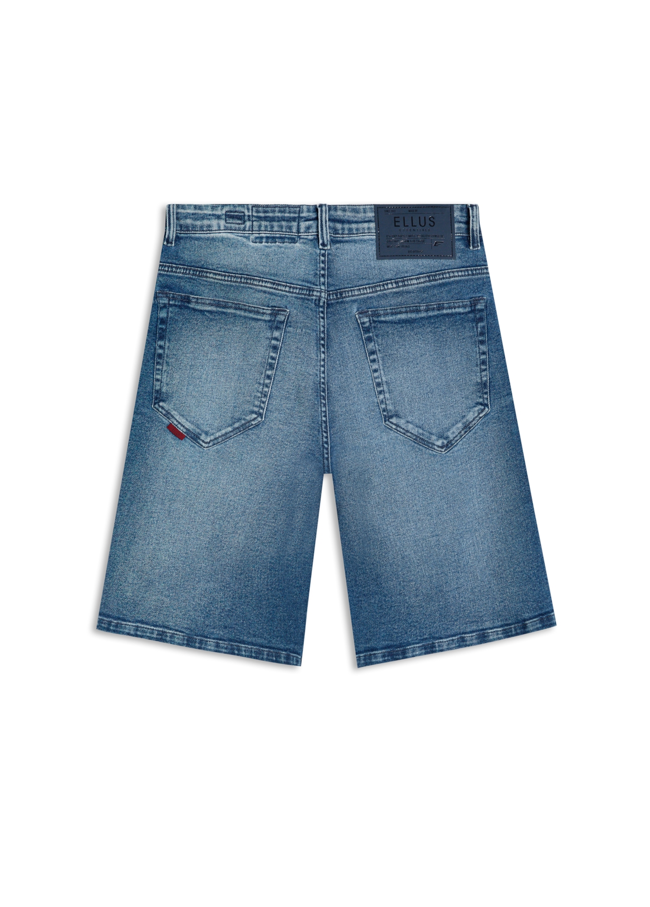 Bermuda Jeans New Blue Stretch Lav.Medio C/ Grampos