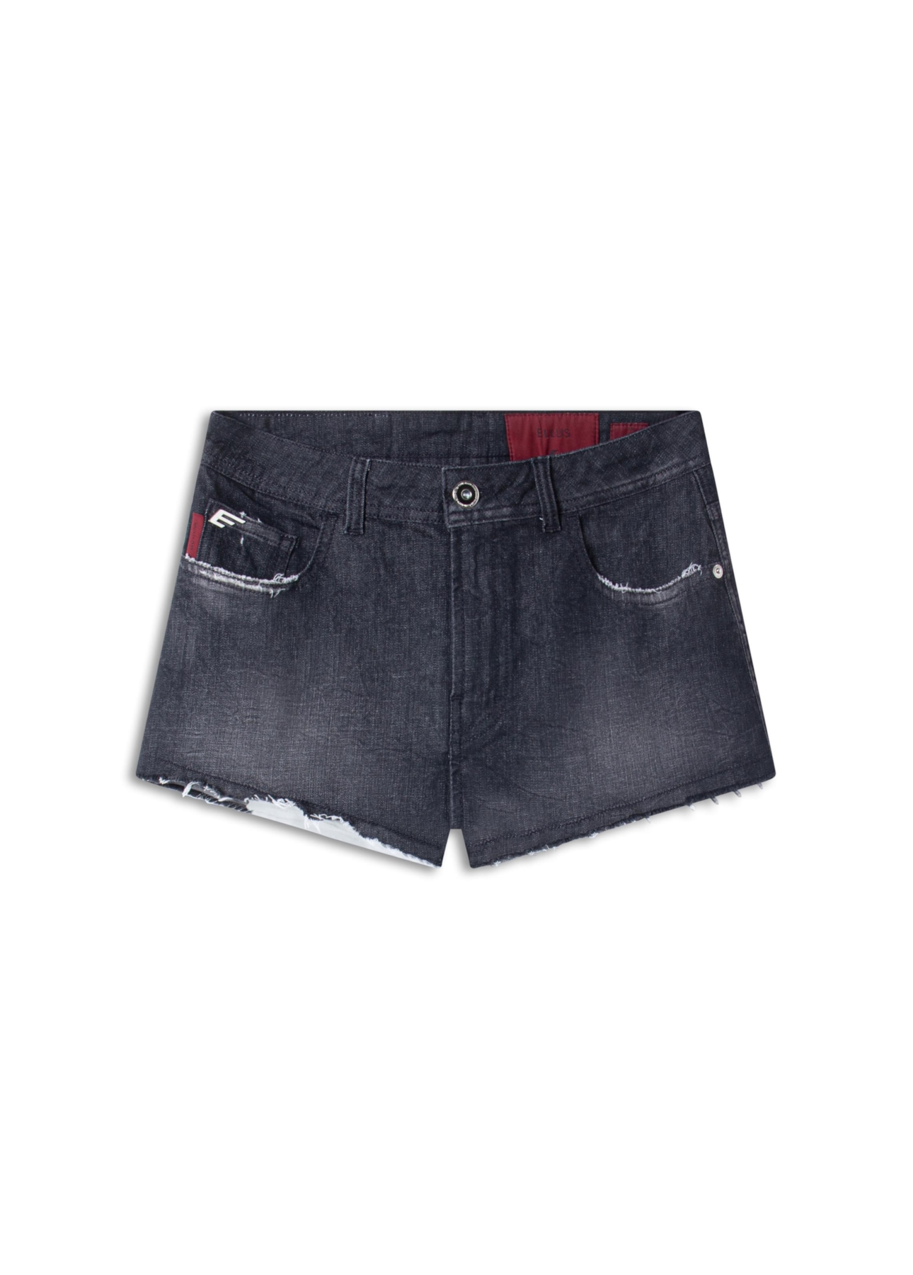 Bermuda Jeans Ocean Elastic (Mini) 5 Pockets Lav. 2083 - Black C/ Resina