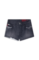 Bermuda Jeans Ocean Elastic (Mini) 5 Pockets Lav. 2083 - Black C/ Resina