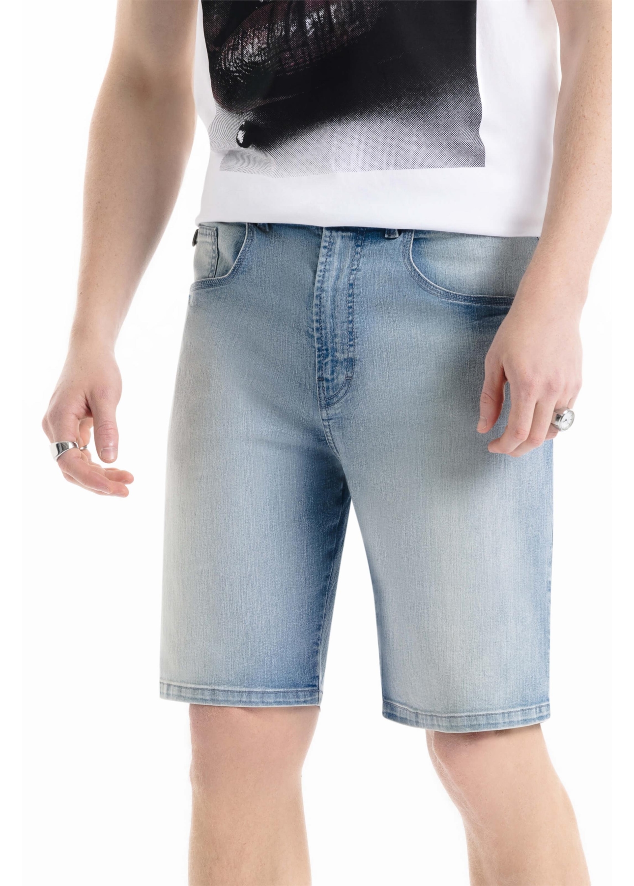 Bermuda Jeans Sprouting Lav. Medio