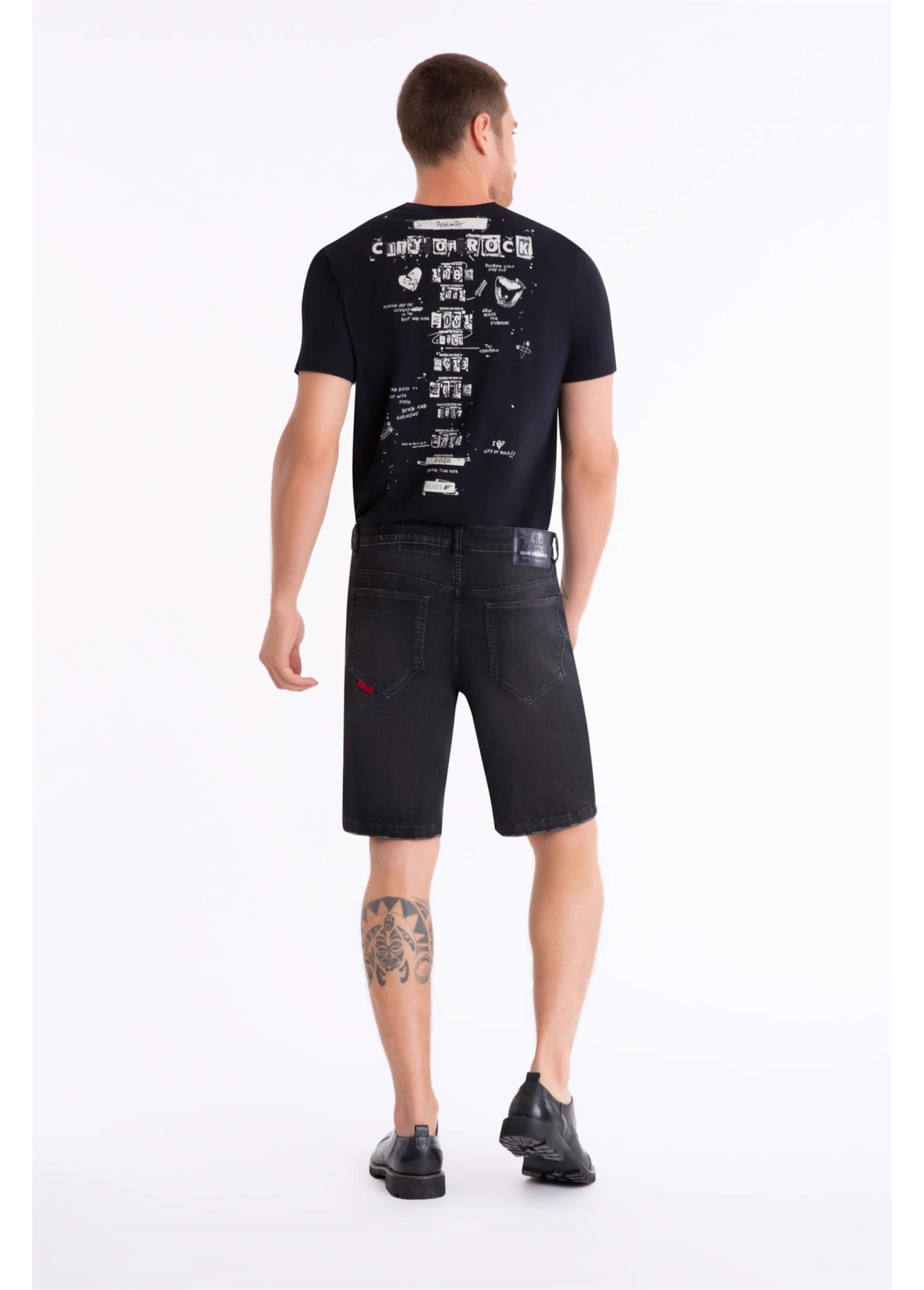 Bermuda Jeans Storm 1776 Lav.Black Estonado
